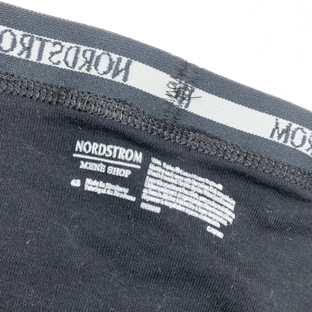 Nordstrom men's black Supima cotton brief
